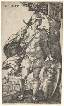 Jupiter from The Gods Who Preside Over the Planets, 1528. Creator: Master I.B.