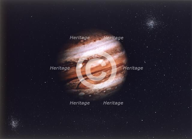 Jupiter from Voyager spacecraft. Creator: NASA.