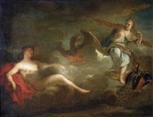 Jupiter, Juno and Io 1710s. Artist: Jean-Marc Nattier