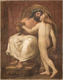 Jupiter Kissing Ganymede, 1759-1760. Creator: Mengs, Anton Raphael (1728-1779)