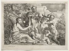 Jupiter Nourished by the Goat Almathea, 1652. Creator: Jacob Jordaens (Flemish, 1593-1678)
