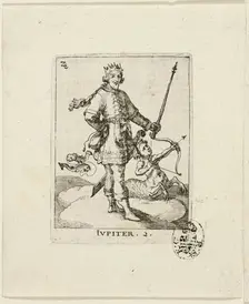Jupiter, plate two from Der VII Planeten, n.d. Creator: Conrad Meyer