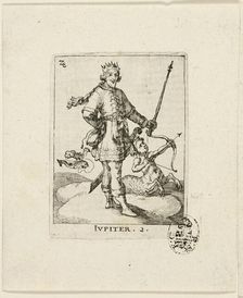 Jupiter, plate two from Der VII Planeten, n.d. Creator: Conrad Meyer