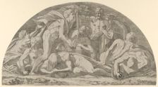 Jupiter Pressing the Stormclouds, 1540-56. Creator: Leon Davent