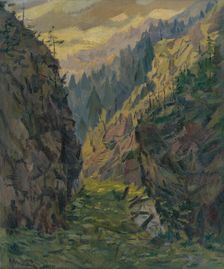 Juránová Valley, around 1939. Creator: Gustav Mally