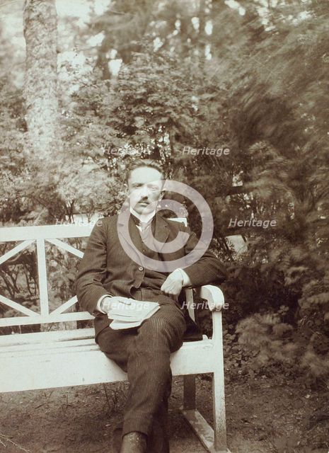 Jurgis Baltrusaitis, Lithuanian poet, early 20th century. Artist: Unknown