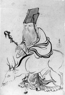 Juro (God of Luck), 18th-19th century. Creator: School of Katsushika Hokusai