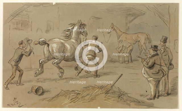 Just Up to Your Weight, n.d. Creator: Hablot Knight Browne.