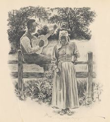 Just a song at twilight, 1899. Creator: Jay Campbell Phillips