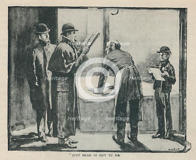 'Just Read It Out To Me', 1892. Artist: Sidney E Paget.