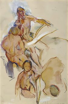Justitia, 1921. Creator: Anton Kolig