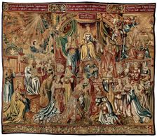 Justitia (Justice) from Los Honores, Flanders, 1525/32. Creators: Unknown, Pieter van Aelst