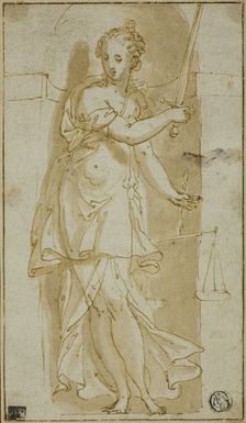 Justice, 1550/69. Creator: Bernardino India