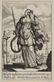 Justice, 1636. Creator: Abraham Bosse
