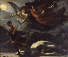 Justice and Divine Vengeance pursuing Crime 1808. Artist: Pierre-Paul Prud'hon