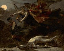 Justice and Divine Vengeance Pursuing Crime, about 1805-1806. Creator: Pierre-Paul Prud'hon