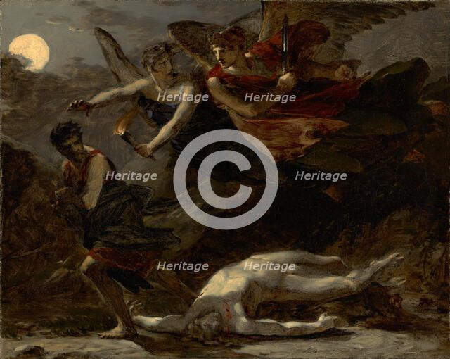 Justice and Divine Vengeance Pursuing Crime, about 1805-1806. Creator: Pierre-Paul Prud'hon.