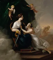 Justice and Innocence, 1832. Creator: Berndt Godenhjelm