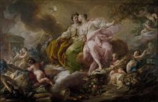 Justice and Peace. Artist: Giaquinto, Corrado (1703-1766)