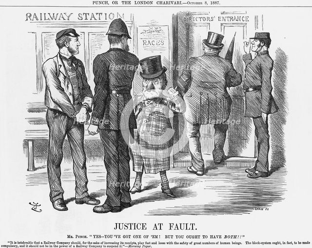 'Justice at Fault', 1887. Creator: Joseph Swain.