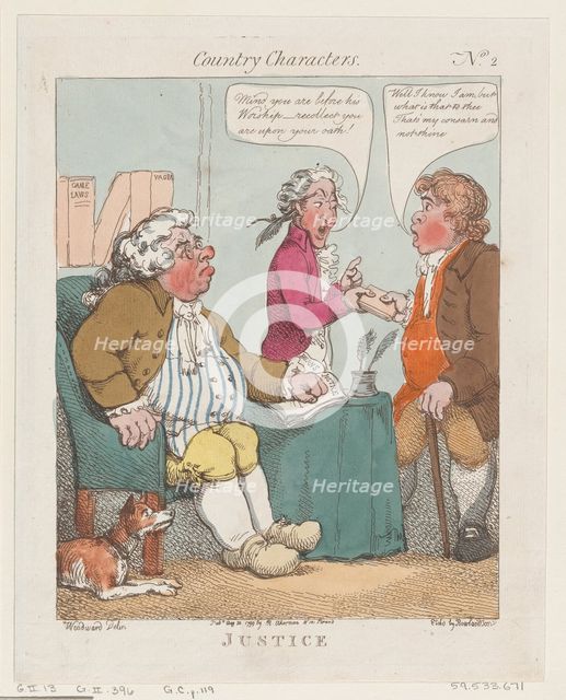Justice, August 30, 1799., August 30, 1799. Creator: Thomas Rowlandson.
