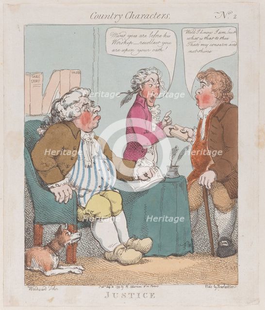 Justice, August 30, 1799., August 30, 1799. Creator: Thomas Rowlandson.