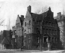 Justice Brown's residence, Washington, D.C., c1895. Creator: Frances Benjamin Johnston