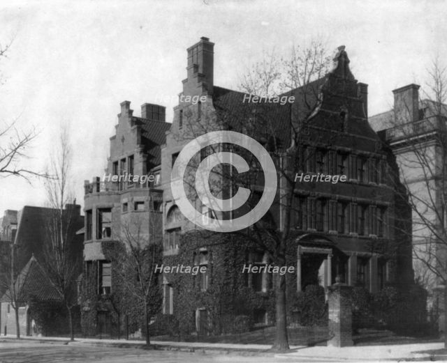Justice Brown's residence, Washington, D.C., c1895. Creator: Frances Benjamin Johnston.