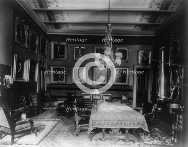 Justice Dept., Attorney General's private office, c1900. Creator: Frances Benjamin Johnston.