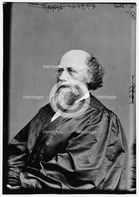 Justice Stephen Field, Supreme Court, between 1870 and 1880. Creator: Unknown.