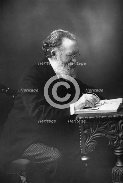 Justin McCarthy (1830-1912), Irish politician, historian and novelist, 1893.Artist: W&D Downey
