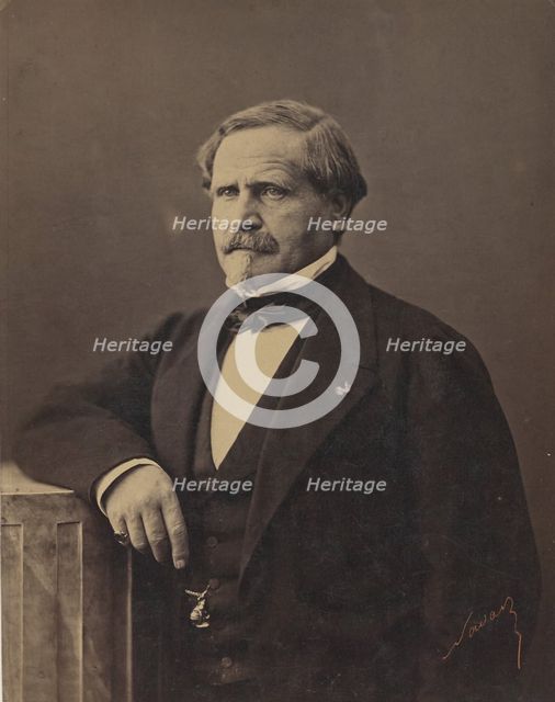 Justin Ouvrié, peintre, 1861-1865. Creator: Nadar.