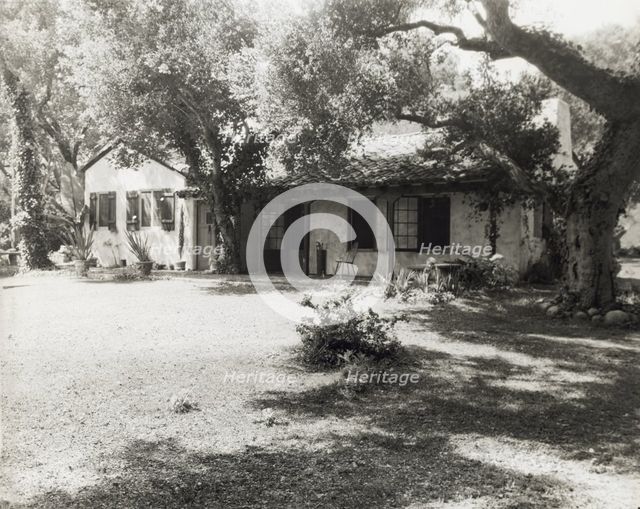 Justin B. Alexander house, Montecito, California, 1923. Creator: Frances Benjamin Johnston.