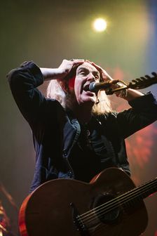 Justin Sullivan, New Model Army live at the Roundhouse, London, May 2024. Creator: Annapaola Marchesani