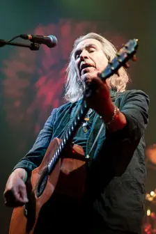 Justin Sullivan, New Model Army live at the Roundhouse, London, May 2024. Creator: Annapaola Marchesani