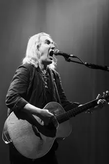 Justin Sullivan, New Model Army live at the Roundhouse, London, May 2024. Creator: Annapaola Marchesani
