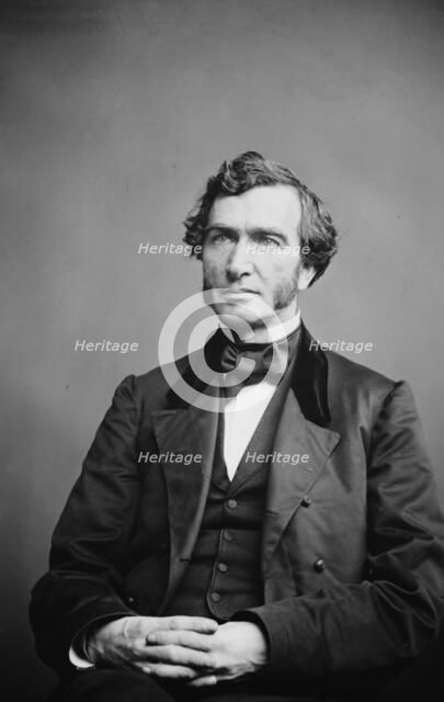 Justin Smith Morrill of Vermont, between 1855 and 1865. Creator: Unknown.