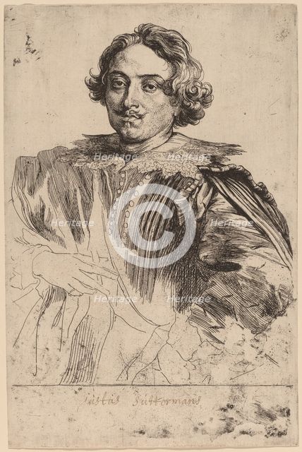 Justus Suttermans, probably 1626/1641. Creator: Anthony van Dyck.
