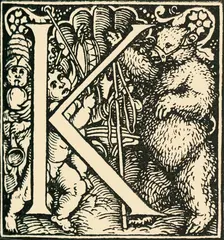 K - An Alphabet by Hans Weiditz c1520-1521, (1908). Creator: Hans Weiditz