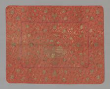 K'ang Cover, China, Qing dyansty (1644-1911), 1800/50. Creator: Unknown
