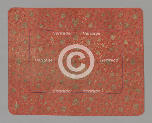 K'ang Cover, China, Qing dyansty (1644-1911), 1800/50. Creator: Unknown.