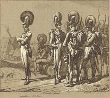 K. baierische Infanterie (Bavarian Infantrymen), 1816. Creator: Johann Adam Klein