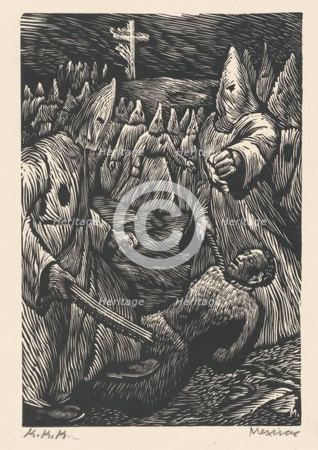 K.K.K., 1927. Creator: Adolfo Mexiac.