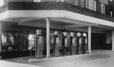 K model petrol pumps circa 1938. Creator: Unknown