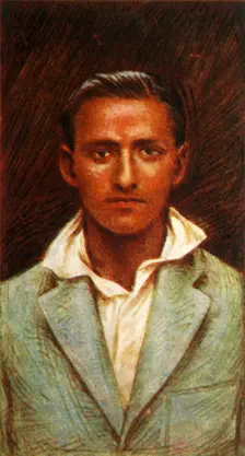 K. S. Duleepsinhji (Cambridge University and Sussex) 1928. Creator: Unknown