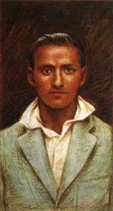 K. S. Duleepsinhji (Cambridge University and Sussex) 1928. Creator: Unknown
