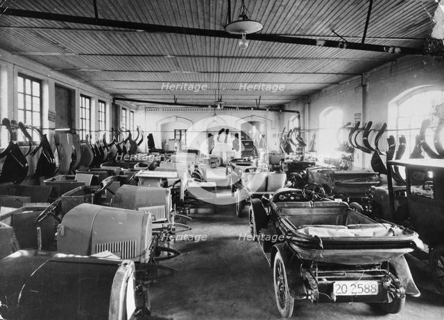 OM car factory, Brescia, Italy, 1921. Artist: Unknown