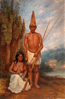 Omagua Indians, ca. 1893. Creator: Antonio Zeno Shindler