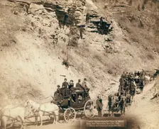 Omaha Board of Trade in Mountains near Deadwood, April 26, 1889, 1889. Creator: John C. H. Grabill
