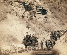 Omaha Board of Trade in Mountains near Deadwood, April 26, 1889, 1889. Creator: John C. H. Grabill